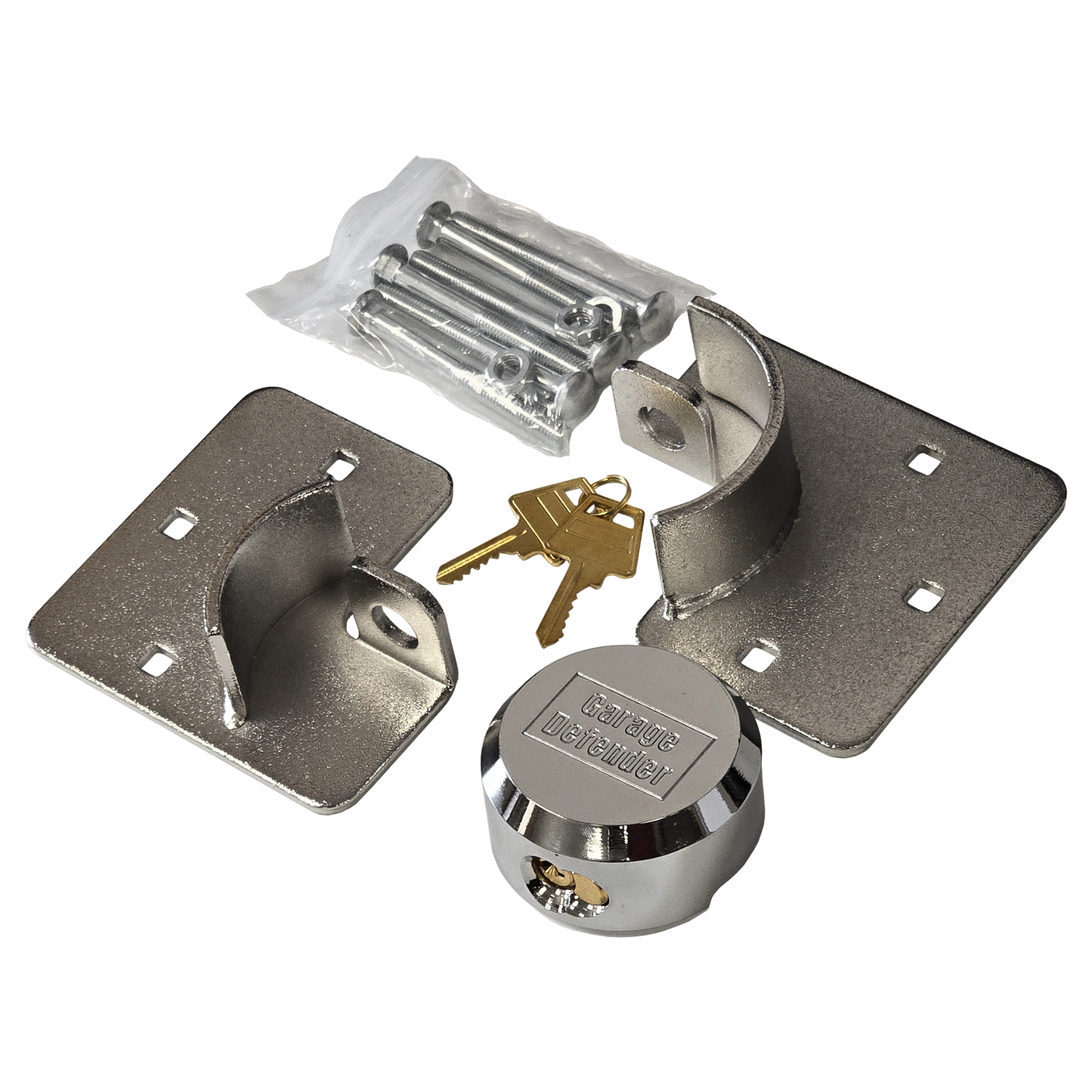 iCAN Heavy Duty Lock, 73 mm Round Shackleless Padlock and Hasp