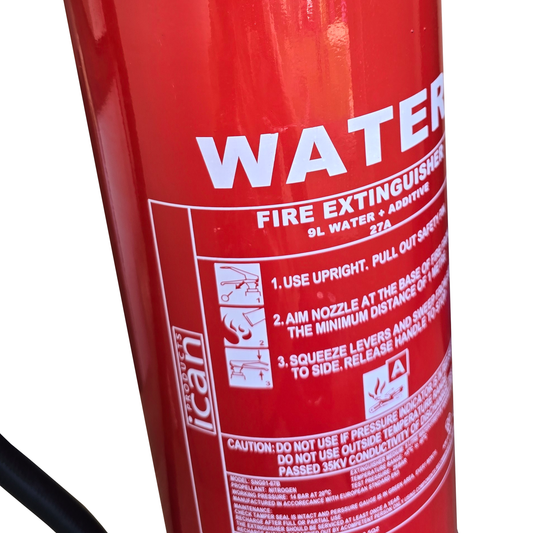 iCan 9L Water Fire Extinguisher - Eco-Friendly Solution - Efficient Defense for Class A Fires
