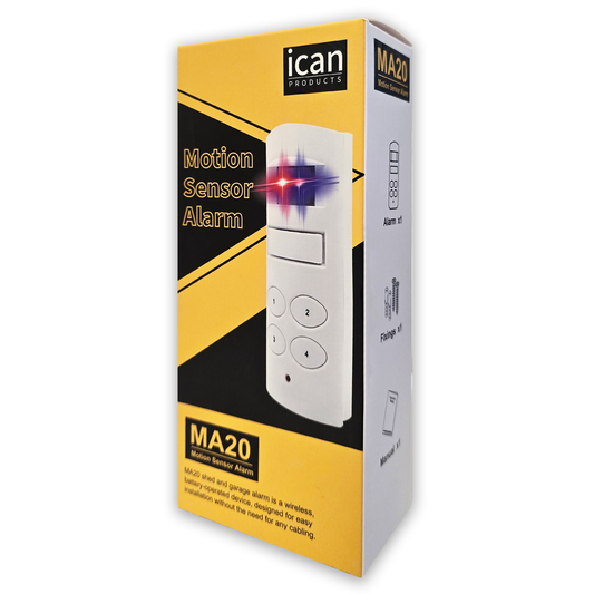 Shed and Garage Alarm, Free-Standing or Wall-Mounted Wireless Alarm