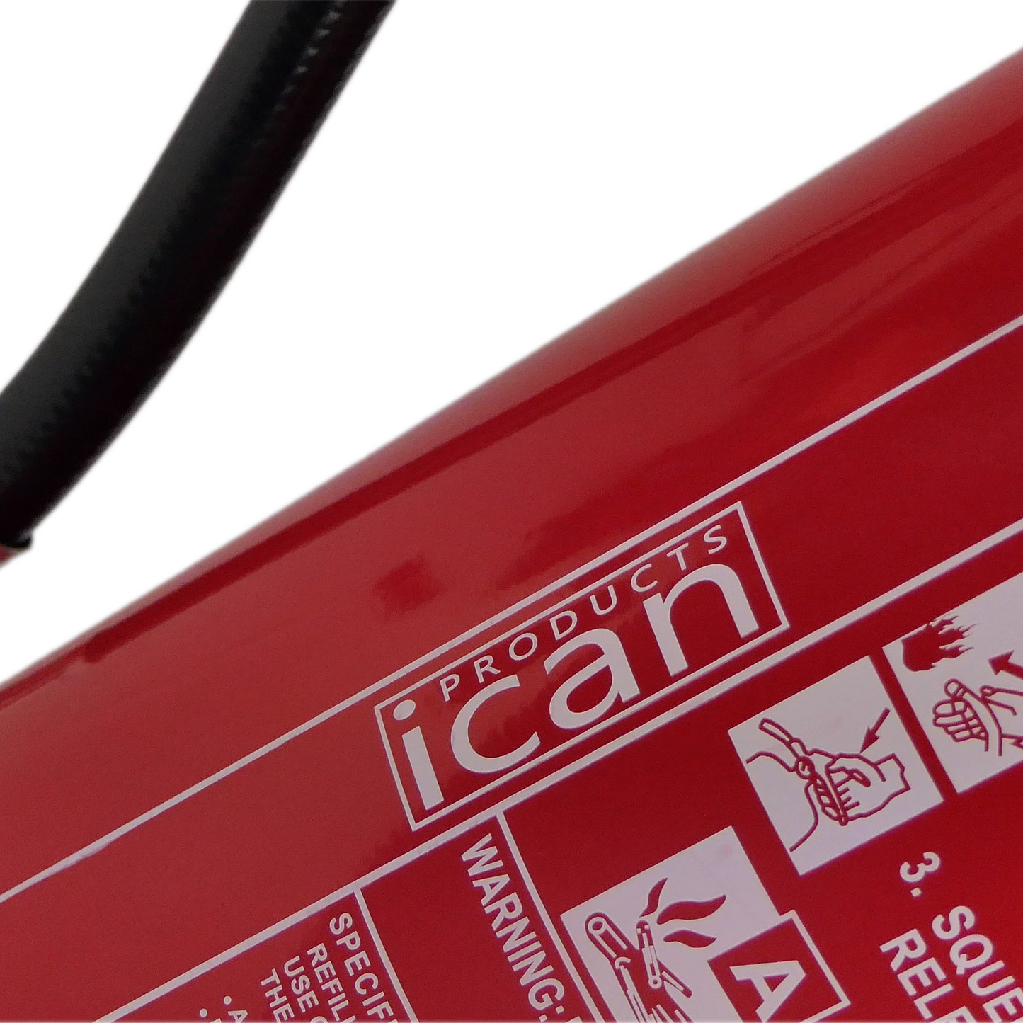 iCan 6kg Powder Fire Extinguisher - Wall Mount - Industrial-Grade Defense for Diverse Fires