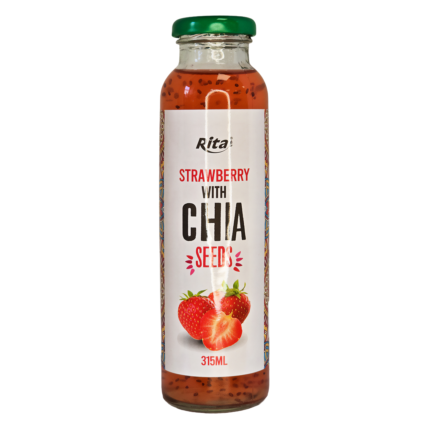 iCan Products Rita Chia Seed Drink 315ml Glass Bottles x24