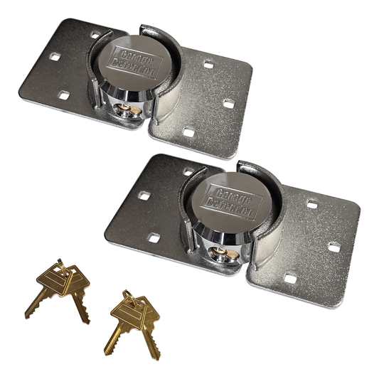 iCAN Heavy Duty Lock, 73 mm Round Shackleless Padlock and Hasp