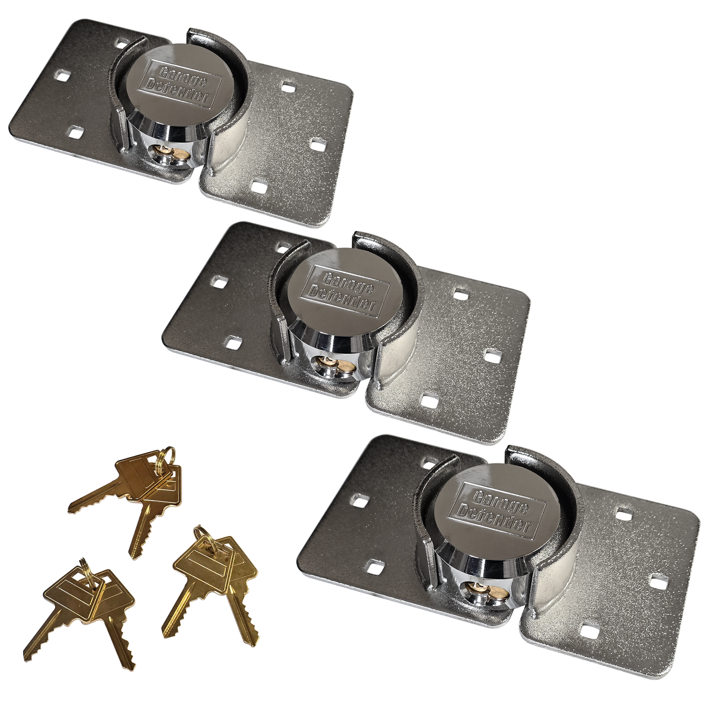 iCAN Heavy Duty Lock, 73 mm Round Shackleless Padlock and Hasp