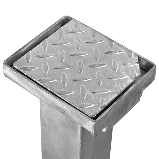 Telescopic Galvanised Steel Bollard – Retractable Security Post for Driveways and Car Parks