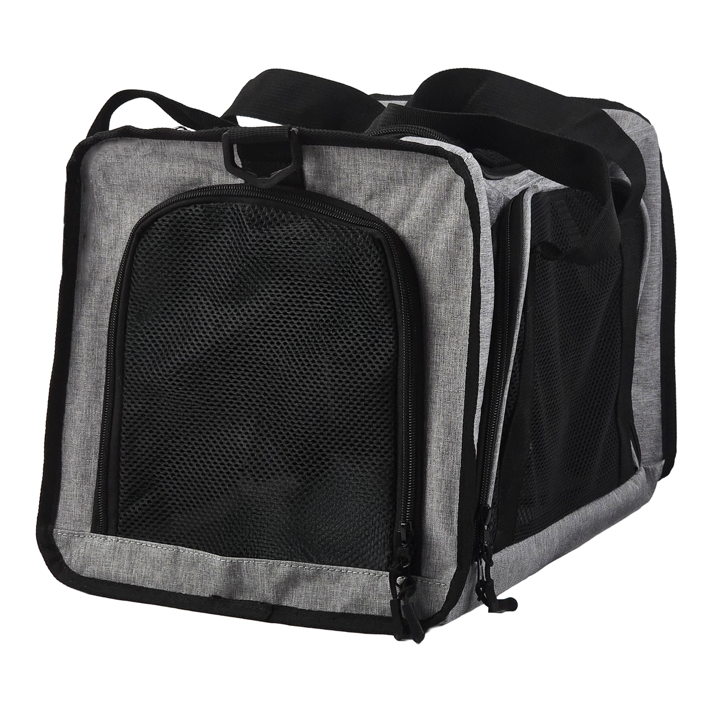 iCan Classic Pet Carrier – Light Grey Canvas Soft-Sided Carrier