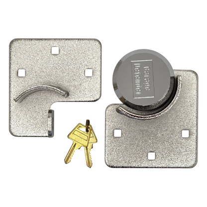 iCAN Heavy Duty Lock, 73 mm Round Shackleless Padlock and Hasp
