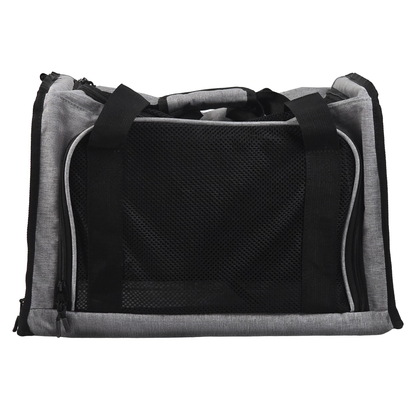iCan Classic Pet Carrier – Light Grey Canvas Soft-Sided Carrier