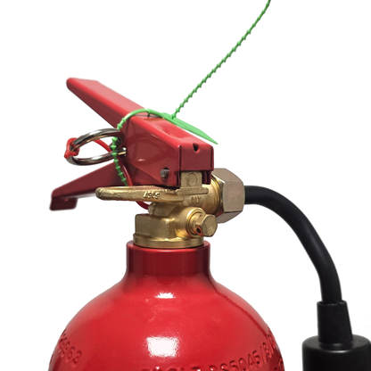 iCan Products 2kg CO₂ Fire Extinguisher with Aluminium Body - SD Fire Alarms