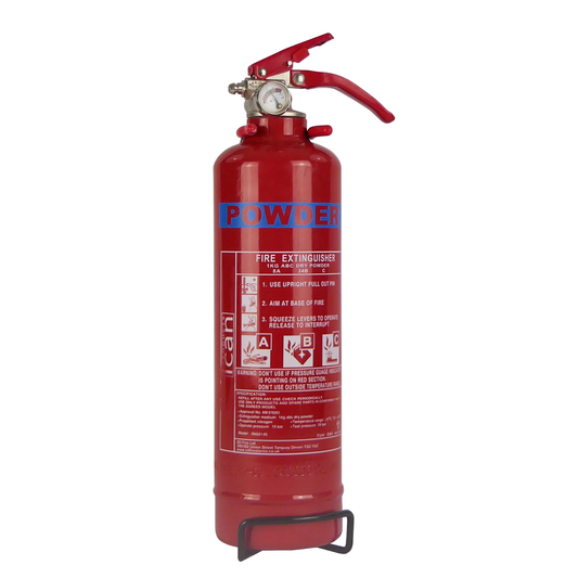 iCan 1kg Powder Fire Extinguisher - Portable Stand - Multi-Class Defense